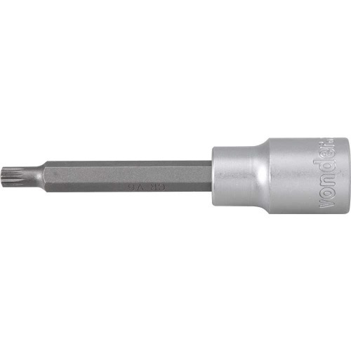 Soquete multidentado longo com encaixe 1/2