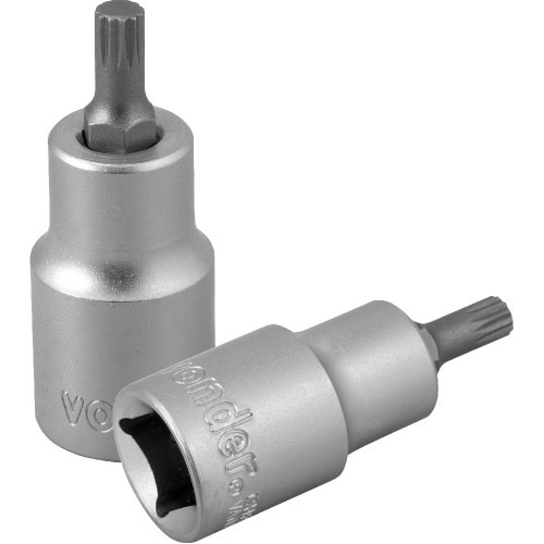 Soquete multidentado curto encaixe 1/2