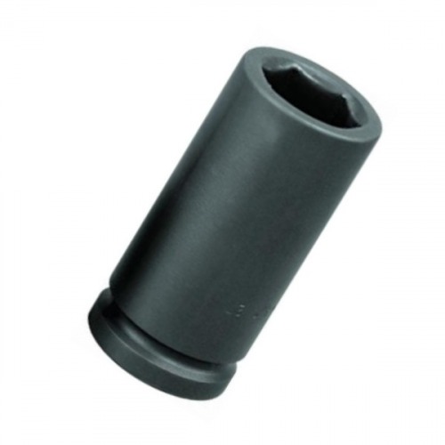 Soquete sextavado longo de impacto 24 mm com encaixe de 3/4 Soquete sextavado longo de impacto 24 mm com encaixe de 3/4