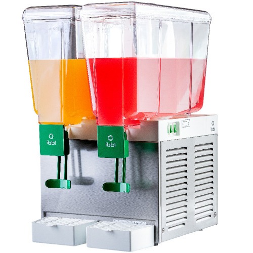 Refresqueira com 2 cubas 15L resfriamento compressor inox - BBS2  110V Refresqueira com 2 cubas 15L resfriamento compressor inox - BBS2  110V