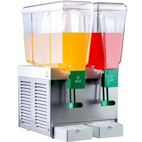 Refresqueira com 2 cubas 15L resfriamento compressor inox - BBS2  220V