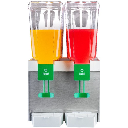 Refresqueira com 2 cubas 15L resfriamento compressor inox - BBS2  220V