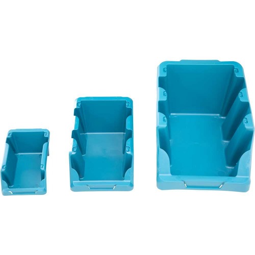 Estante met�lica com 49 gavetas azuis n�3 / n�5 / n�7