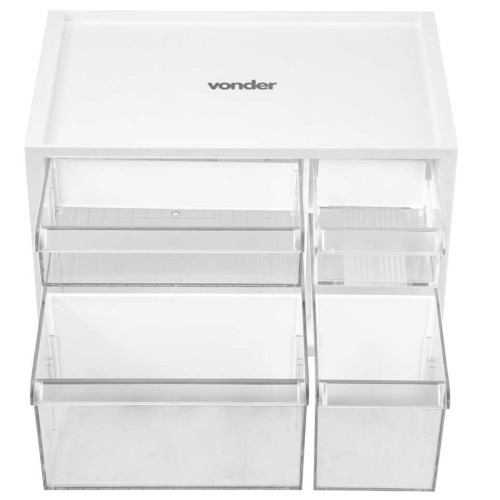 Organizador pl�stico com 4 gavetas - OPV 0234