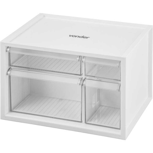Organizador pl�stico com 4 gavetas - OPV 0234