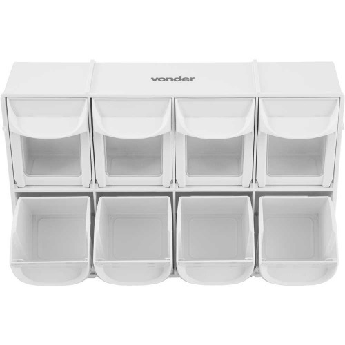 Organizador plstico com 8 gavetas - OPV 0305