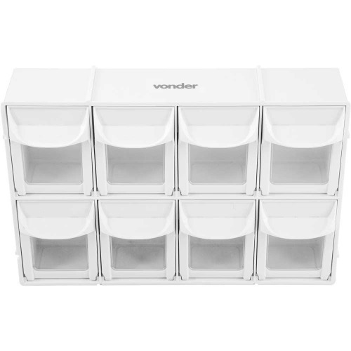 Organizador plstico com 8 gavetas - OPV 0305