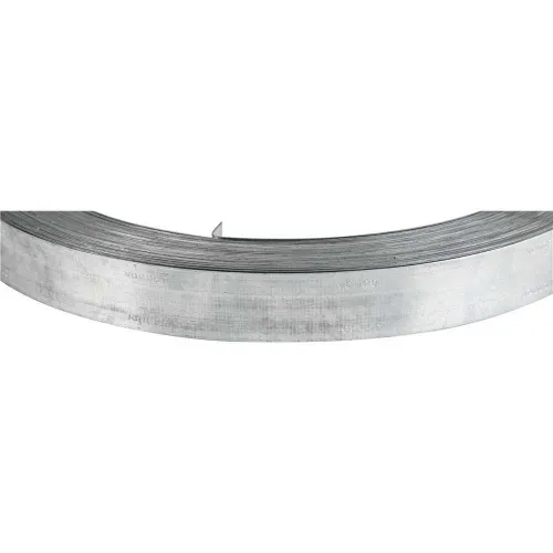 Fita de aço carbono lisa 19mm x 0,4mm x 30m