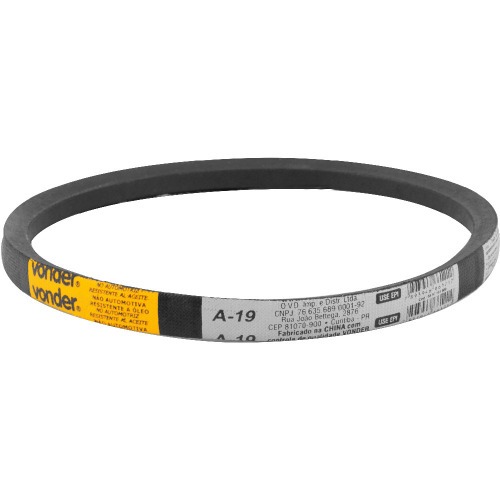 Correia em V perfil A industrial - A19 Correia em V perfil A industrial - A19