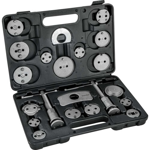 Jogo de ferramentas para pina de freio traseiro automotivo com 22 peas