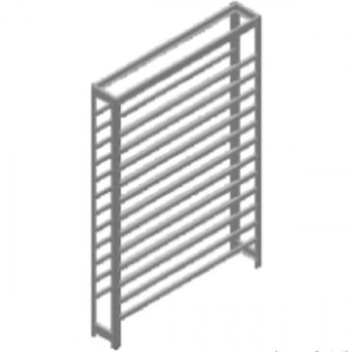 Estante metálica para 108 gavetas n° 3 - EM108/3 Estante metálica para 108 gavetas n° 3 - EM108/3