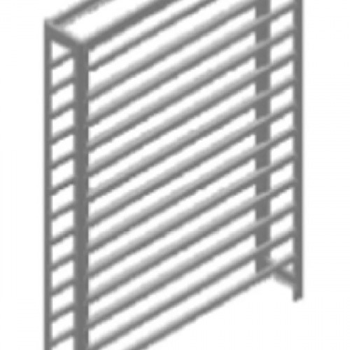 Estante metálica para 108 gavetas n° 3 - EM108/3 Estante metálica para 108 gavetas n° 3 - EM108/3