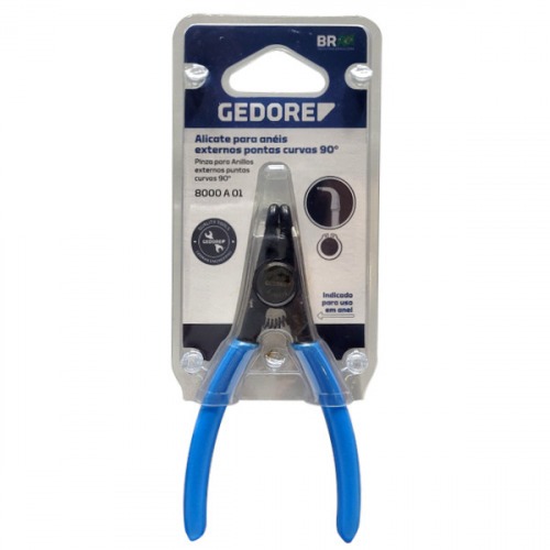 Alicate para anéis externos bico curvo 5.1/8 Alicate para anéis externos bico curvo 5.1/8