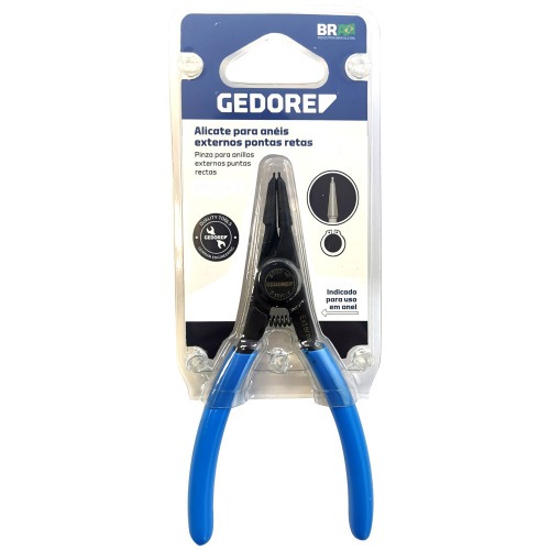 Alicate para an�is externos bico reto 5.1/2