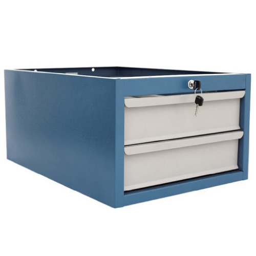 Módulo com 2 gavetas para bancada modular Módulo com 2 gavetas para bancada modular