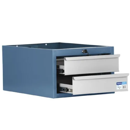 Módulo com 2 gavetas para bancada modular