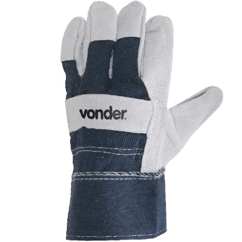 Luva mista de raspa e jeans Luva mista de raspa e jeans