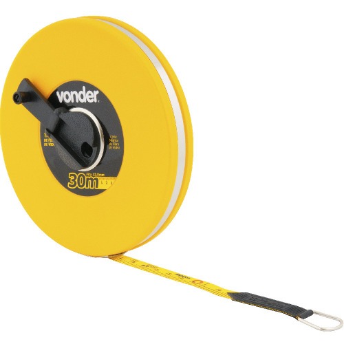 Trena de fibra de vidro 30M com caixa fechada Trena de fibra de vidro 30M com caixa fechada