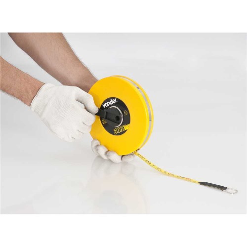 Trena de fibra de vidro 30M com caixa fechada Trena de fibra de vidro 30M com caixa fechada