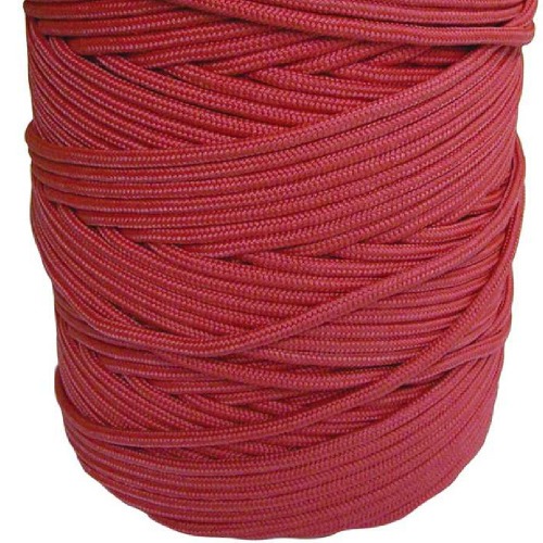 Corda multifilamento vermelha rolo 2 mm x 408m 