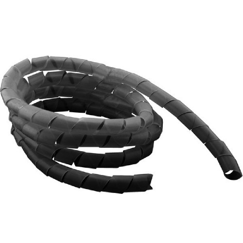 Protetor de cabos espiral 25 mm preto