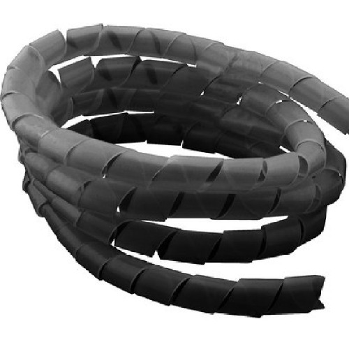 Protetor de cabos espiral 25 mm preto