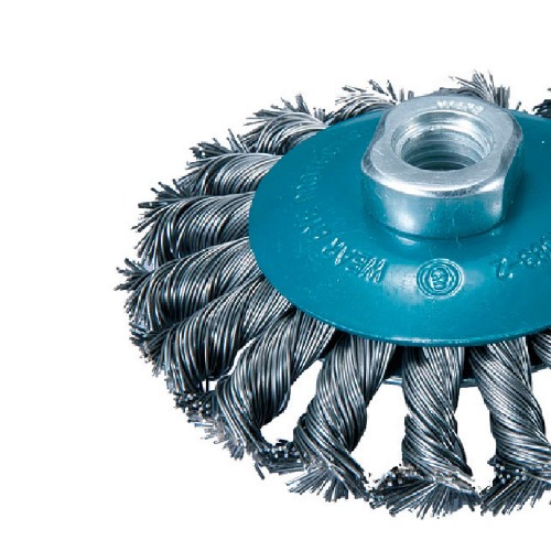 Escova de a�o circular torcida tipo c�nica 4.1/2