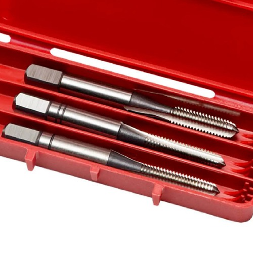 Jogo de macho manual de ao rpido 12 x 1,75 mm 3 peas - E100M12NO8