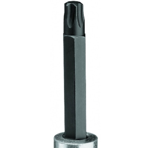 Chave soquete tipo hexalobular longa t-50 encaixe 1/2