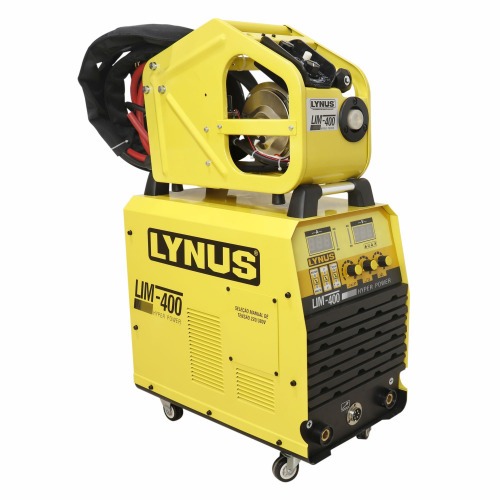 Inversora de solda multiprocesso 400A para Eletrodo Mig e Tig cabeote externo Trifsica - LIM-400HP