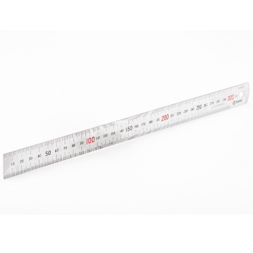 Escala mtrica em ao inoxidvel 300 mm - ST91402