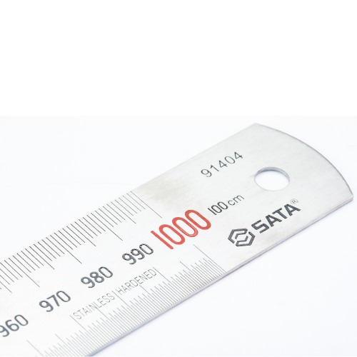 Escala mtrica em ao inoxidvel 500 mm - ST91402