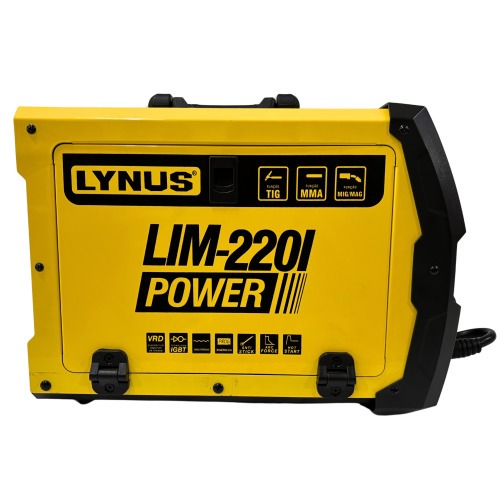 Inversora de solda multiprocesso 200A para Eletrodo Mig e Tig - LIM-220I Inversora de solda multiprocesso 200A para Eletrodo Mig e Tig - LIM-220I