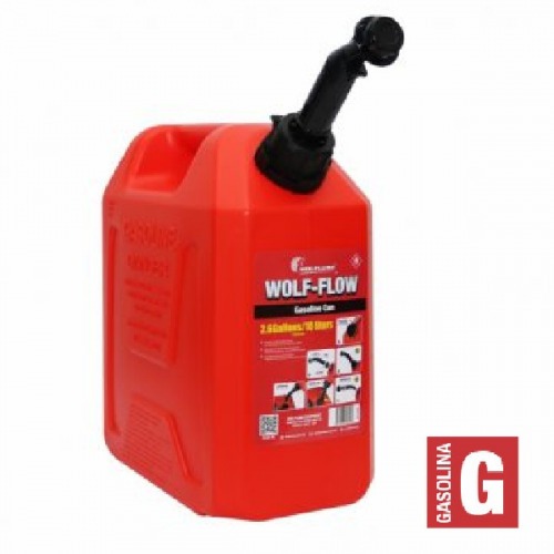 Galão para transferência de gasolina 10L - 2079 WOLF-FLOW Galão para transferência de gasolina 10L - 2079 WOLF-FLOW