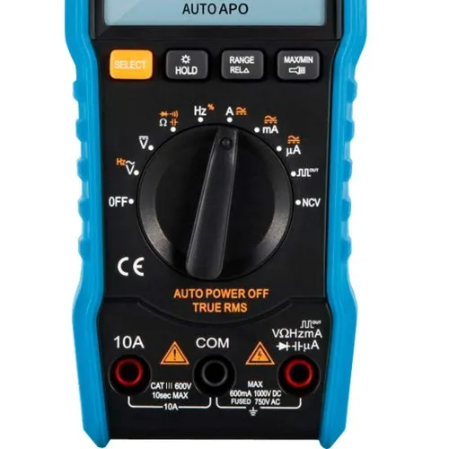Multímetro digital portátil 600 volts CAT III - ET-1507B