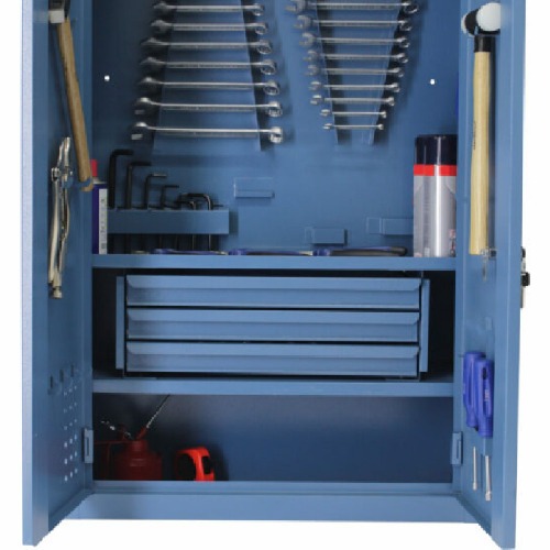 Armário para ferramentas com 3 gavetas e 1 prateleira 98 x 65 x 23 cm - NA-1 Armário para ferramentas com 3 gavetas e 1 prateleira 98 x 65 x 23 cm - NA-1