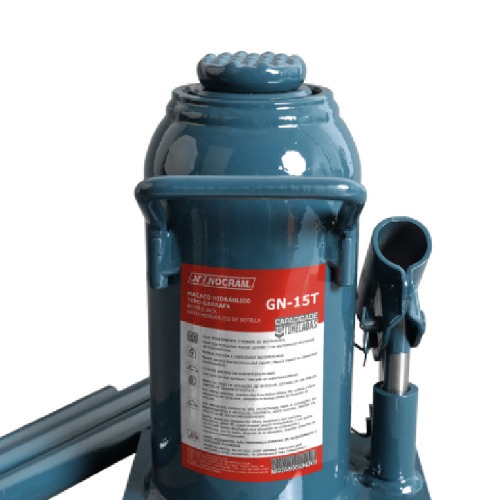 Macaco hidráulico tipo garrafa capacidade 15 toneladas - GN-15T Macaco hidráulico tipo garrafa capacidade 15 toneladas - GN-15T