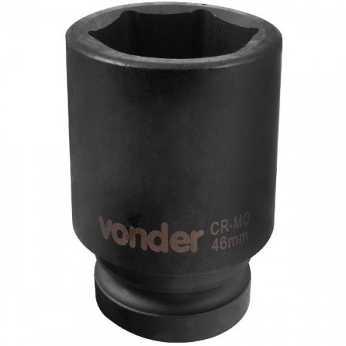 Soquete sextavado de impacto longo 46 mm encaixe 1