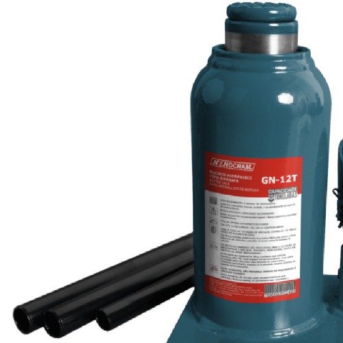 Macaco hidrulico tipo garrafa capacidade 12 toneladas - GN-12T