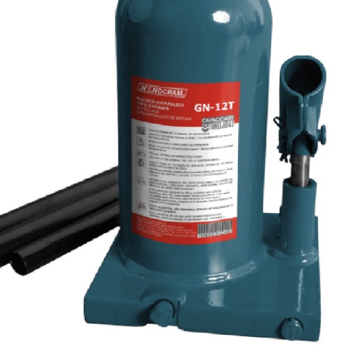Macaco hidrulico tipo garrafa capacidade 12 toneladas - GN-12T