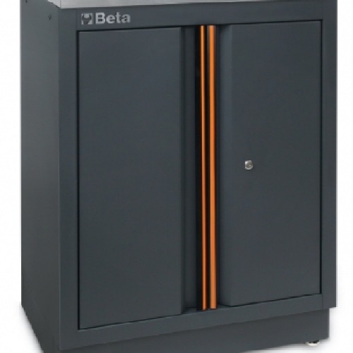 Módulo para armário modular 2 portas com fechadura e pia embutida - C45PRO 2.0 Módulo para armário modular 2 portas com fechadura e pia embutida - C45PRO 2.0