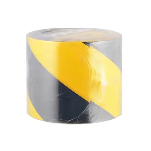 Fita adesiva zebrada para demarcação 100 mm x 30 m Fita adesiva zebrada para demarcação 100 mm x 30 m