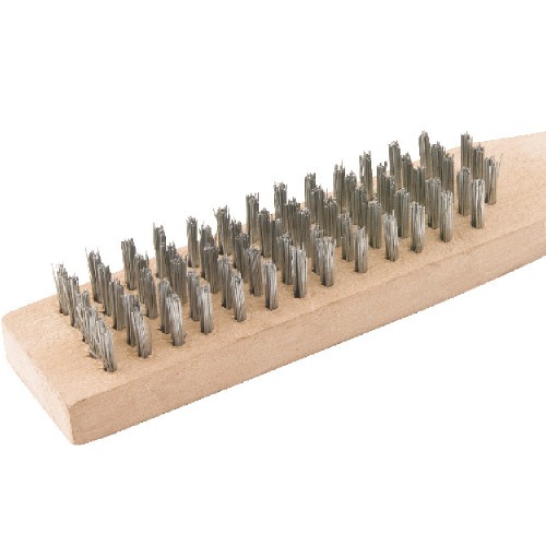 Escova de ao carbono manual com 5 fileiras