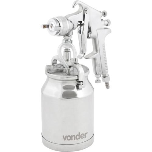 Pistola de pintura baixa produção caneca em alumínio com bico de 1,8 mm - PSV 100 Pistola de pintura baixa produção caneca em alumínio com bico de 1,8 mm - PSV 100