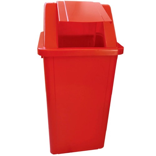 Cesto coletor de lixo 60L tampa basculante Sem adesivo - CV61VM