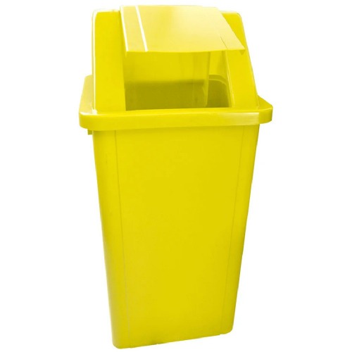 Cesto coletor de lixo 60L tampa basculante Sem adesivo  - CV61 Cesto coletor de lixo 60L tampa basculante Sem adesivo  - CV61