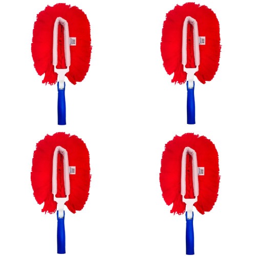 Kit 4 Espanadores eletrostático cabo reto Kit 4 Espanadores eletrostático cabo reto