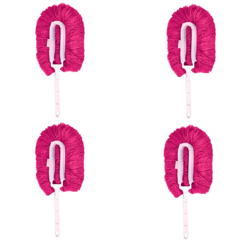 Kit 4 Espanadores eletrostático cabo reto Kit 4 Espanadores eletrostático cabo reto