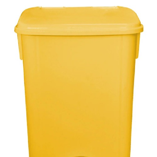 Cesto coletor de lixo com pedal 100L com rodas - CP11AM