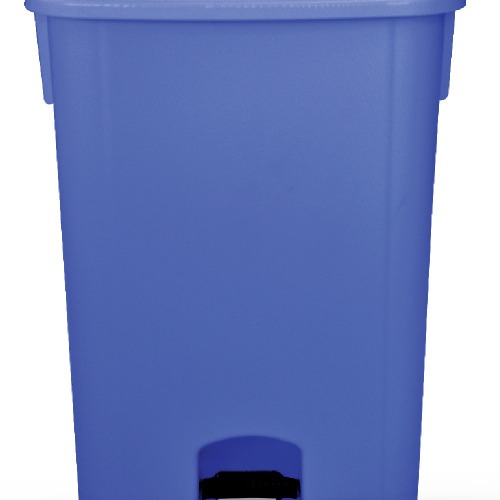 Cesto coletor de lixo com pedal 100L com rodas - CP11AZ